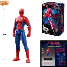 Blokees Spider Man Brand New Day Invisible Woman Jeff The Land Shark Champion Class Version Assembled Model Action Figure Toys