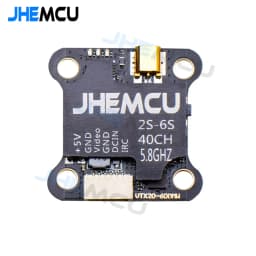 JHEMCU VTX20-600 5.8G 40CH FPV Transmitter PitMode 25mW 100mW 200mW 400mW 600mW 7-26V Adjustable VTX for RC FPV Racing Drone