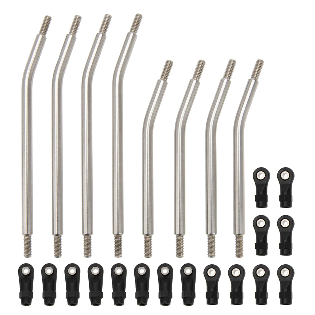 MEUS Racing Stainless Steel Links Set for 1/10 Axial Capra 1.9 UTB RC Crawlers
