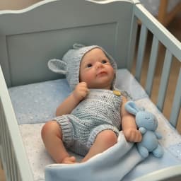 1 PCS/2 Styles Open Mouth Solid bebe reborn de silicona Girl Dolls With Painted Skin Soft Washable Body Newborn Silicone Dolls