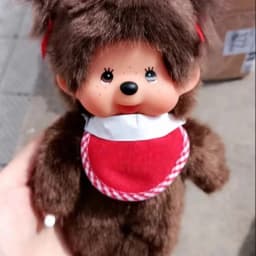 20cm Kawaii Monqiqi Cute Anime Plush Doll Bag Pendant Puppet Decoration Girl Children Couple Birthday Toy Keychain Gift