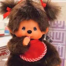 20cm Kawaii Monqiqi Cute Anime Plush Doll Bag Pendant Puppet Decoration Girl Children Couple Birthday Toy Keychain Gift