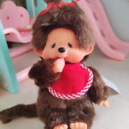 20cm Kawaii Monqiqi Cute Anime Plush Doll Bag Pendant Puppet Decoration Girl Children Couple Birthday Toy Keychain Gift