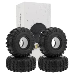 MEUS RACING 6 Super Bouncer Crawler Tires for Axial SCX10 Pro SCX10 TRX4 Redcat Gen8 1/10 RC Crawler Car, 1.77/4.75/R1.9
