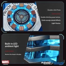 In Stock Killerbody Licensed Iron Man Chest Arc Reactor Wireless Magnetic Charger Alloy Base Desktop Charging Station For Phones