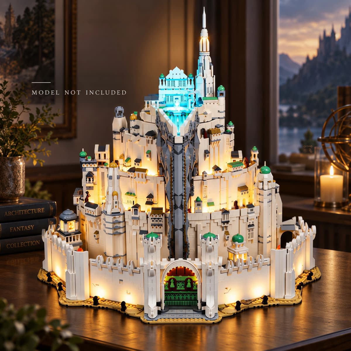HPROSPER Remote control LED Light (No Model) For LEGO 11377 Icons The Lord of the Rings: Minas Tirith Decorative Lights