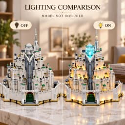 HPROSPER Remote control LED Light (No Model) For LEGO 11377 Icons The Lord of the Rings: Minas Tirith Decorative Lights