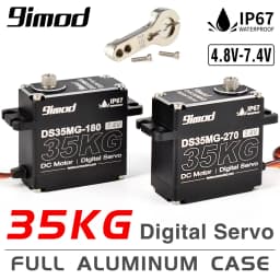 9imod DS35MG 35kg Waterproof Servo 180°/270° Full Aluminum Case Stainless Steel Gear High Torque for 1/8 1/10 RC Car