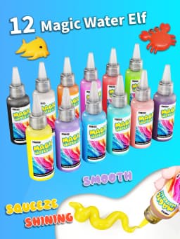 Fun Science Experiment Set, DIY Magical 3D Water Elf, Graffiti Painting Floating Toy