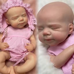 2 Sets Clothes & Washable Pascale Whole Body Silicone Bebe Reborn Girl With Open Mouth Soft Touch Newborn Silicone Girl Doll