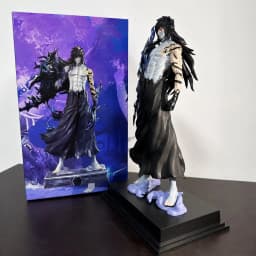 25cm Kurosaki Ichigo No Moon Anime Action Figure Model Statue Desktop Ornament Small Gift Christmas Day Gift Decoration