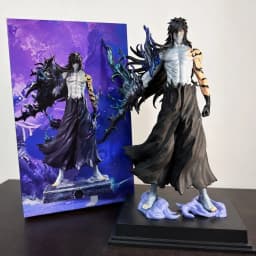 25cm Kurosaki Ichigo No Moon Anime Action Figure Model Statue Desktop Ornament Small Gift Christmas Day Gift Decoration