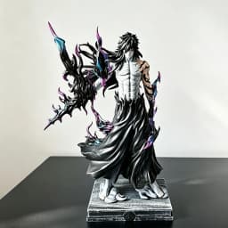 25cm Kurosaki Ichigo No Moon Anime Action Figure Model Statue Desktop Ornament Small Gift Christmas Day Gift Decoration