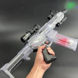 SLR Nylon Electric Gel Ball Blasting Toy Gun, Automatic Splash Ball Blaster, Suitable for Outdoor Shooting Games [No Bullets]