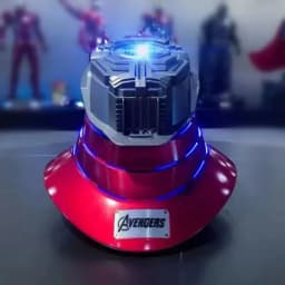 The Avengers 1/1 Iron Man Mk5 Helmet Wearable And Transformable Voice-Activated Electric Opening Closing Mk17 Decoration Gift