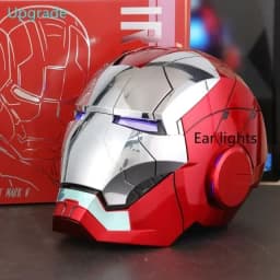 The Avengers 1/1 Iron Man Mk5 Helmet Wearable And Transformable Voice-Activated Electric Opening Closing Mk17 Decoration Gift