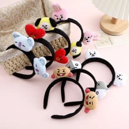 BT21 Koya RJ Shooky Mang Tata Chimmy Cooky Cute Cartoon Doll Headband Anime Peripheral Decor Headband