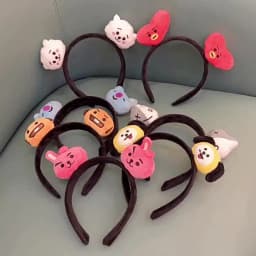 BT21 Koya RJ Shooky Mang Tata Chimmy Cooky Cute Cartoon Doll Headband Anime Peripheral Decor Headband