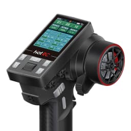 HotRC-Remote Control CT-10B 10-Channels, 2.4GHz Transmitter Controller for Climbing, Drifting Vehicle, RC Cars, Aircraft,