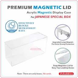 Acrylic Display Case For Pkmn Center Japanese Special Box For Tohoku Poncho Pikachu Promo/Kanazawa