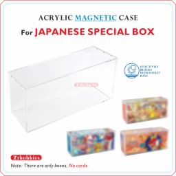 Acrylic Display Case For Pkmn Center Japanese Special Box For Tohoku Poncho Pikachu Promo/Kanazawa