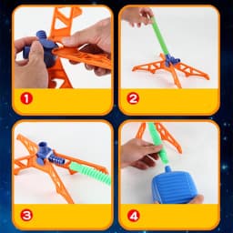 Kids Rocket Launcher Step Pump Power Air Pressed Stomp Outdoor Family Games Skyrocket Birthday Gifts Sports Toys For Children