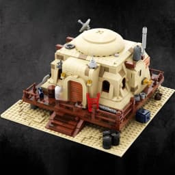 Moc Desert House Village  Star Movie Tatooine Mos Eisley Cantina Compatible 75290 Building Blocks Bricks War Base Toy present