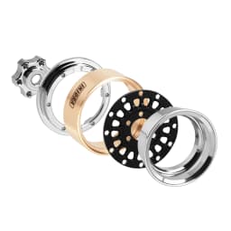 INJORA ModuWheel 1.0" Brass & Aluminum Beadlock Wheels for 1/18 1/24 RC Crawlers