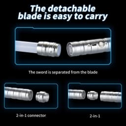 RGB EMetal Lightsaber Dueling Smooth Swing Sword Sabre De Luz 14 Color Changing with Sounds Flashing Toy
