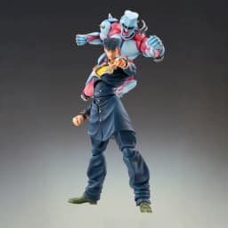 25cm JOJO'S Bizarre Adventure Josuke Higashikata Crazy Diamond Big Super Action Figure Anime Model Toy Desktop Ornament Boy Gift