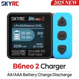 NEW SKYRC B6neo 2 Smart Charger Multi-Function 300W PD 80W for LiPo LiFe Lilon LiHV NiMH NiCd Pb Batteries DC Power Input