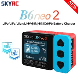 NEW SKYRC B6neo 2 Smart Charger Multi-Function 300W PD 80W for LiPo LiFe Lilon LiHV NiMH NiCd Pb Batteries DC Power Input
