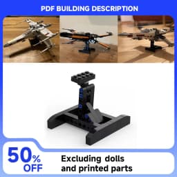 MOC Stand Display Building Block Stand for X-Wing Space Fighter 75102/75149/75218 Support Building Blocks Children's Toy Set