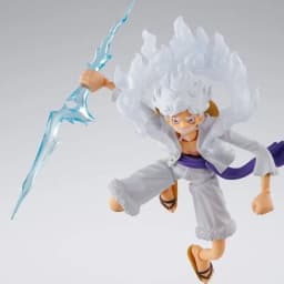 One Piece Monkey D. Luffy Gear 5 Sun God Nika Action Figure, Multi-Accessory Anime Figure Model Ornament