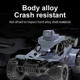 Rc Car with Camera Lcd Remote Fpv Real Time Transmission High Speed 2.4g Remote Control Car Voice Chat Toys For Kids Adults