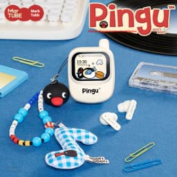 Martube New Pingu Smart Screen Electronic Toy Anime Peripheral Gift Pingu Phone Decor Ornaments Toy Girls Holiday Birthday Gifts