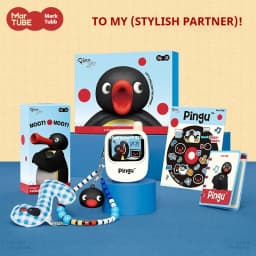 Martube New Pingu Smart Screen Electronic Toy Anime Peripheral Gift Pingu Phone Decor Ornaments Toy Girls Holiday Birthday Gifts