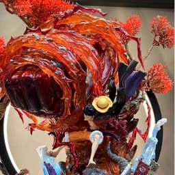 Hot One Piece Gk Anime Figure Luffy With Led Toys Gear 3 Figurine Red Roc Pvc Statue Collectible Model Decoration Birthday Gift