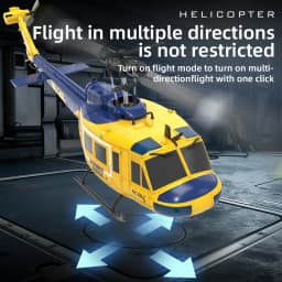 C032 RC Helicopter 2.4G 6-Aixs Gyroscope 6CH Altitude Hold Optical Flow Brushless Remote Control Helicopter Toys