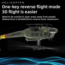 C032 RC Helicopter 2.4G 6-Aixs Gyroscope 6CH Altitude Hold Optical Flow Brushless Remote Control Helicopter Toys