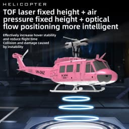C032 RC Helicopter 2.4G 6-Aixs Gyroscope 6CH Altitude Hold Optical Flow Brushless Remote Control Helicopter Toys