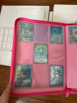 Sanseking Trading Card Binder 4/6/9 Pocket Card Collection Album Portable Card Storage Book for Collectible Cards