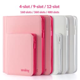 Sanseking Trading Card Binder 4/6/9 Pocket Card Collection Album Portable Card Storage Book for Collectible Cards