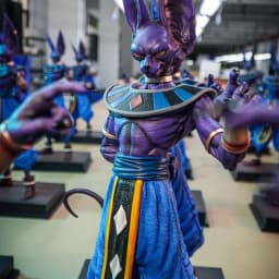 New Jt Statue Dragon Ball Beerus Action Figures 53cm Destruction Of God Anime Peripheral Art Play Ornaments Gifts
