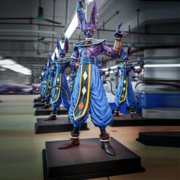 New Jt Statue Dragon Ball Beerus Action Figures 53cm Destruction Of God Anime Peripheral Art Play Ornaments Gifts