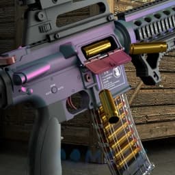 M4A1/M416 Electric Continuous Firing Shell Throwing Soft Bullet Toy Gun Assault Rifle Outdoor Shooting Games Christmas Gift
