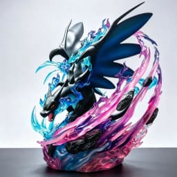 24cm/9.44in Anime Pokemon Figure Charizard X Action Figures Pvc Statue Desktop Ornamen Collection Model Toys Gifts