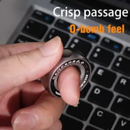 Magnetic Ring for Stress Relief Anti-Anxiety Fidget Toy Spinner Ring for Adults Cool Gadgets for Men Women, Birthday Gift Idea