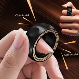 Magnetic Ring for Stress Relief Anti-Anxiety Fidget Toy Spinner Ring for Adults Cool Gadgets for Men Women, Birthday Gift Idea