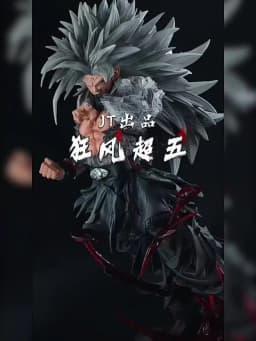 JT Dragon Ball Super Saiyan 5 Goku Pvc Statue Collectible Figure Desk Decoration Anime Merchandise Trendy Toy Gift For Men